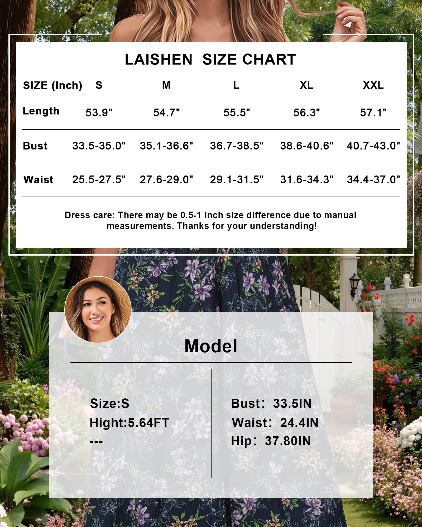 LAISHEN Tuta da donna, elegante, estiva, con pantaloni lunghi, per festa, matrimonio, pantaloni a gamba larga