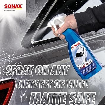 SONAX PPF & Vinyl Cleaner | Safe Cleaner for Paint Protection Film, Vinyl Wraps, Matte & Gloss Finishes | DIY Car Care Formula