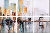 Vista 1 de JBER Paneles acústicos artísticos, paneles de pared acústicos de 72 x 48 pulgadas, arte de pared absorbente de sonido, paneles acústicos