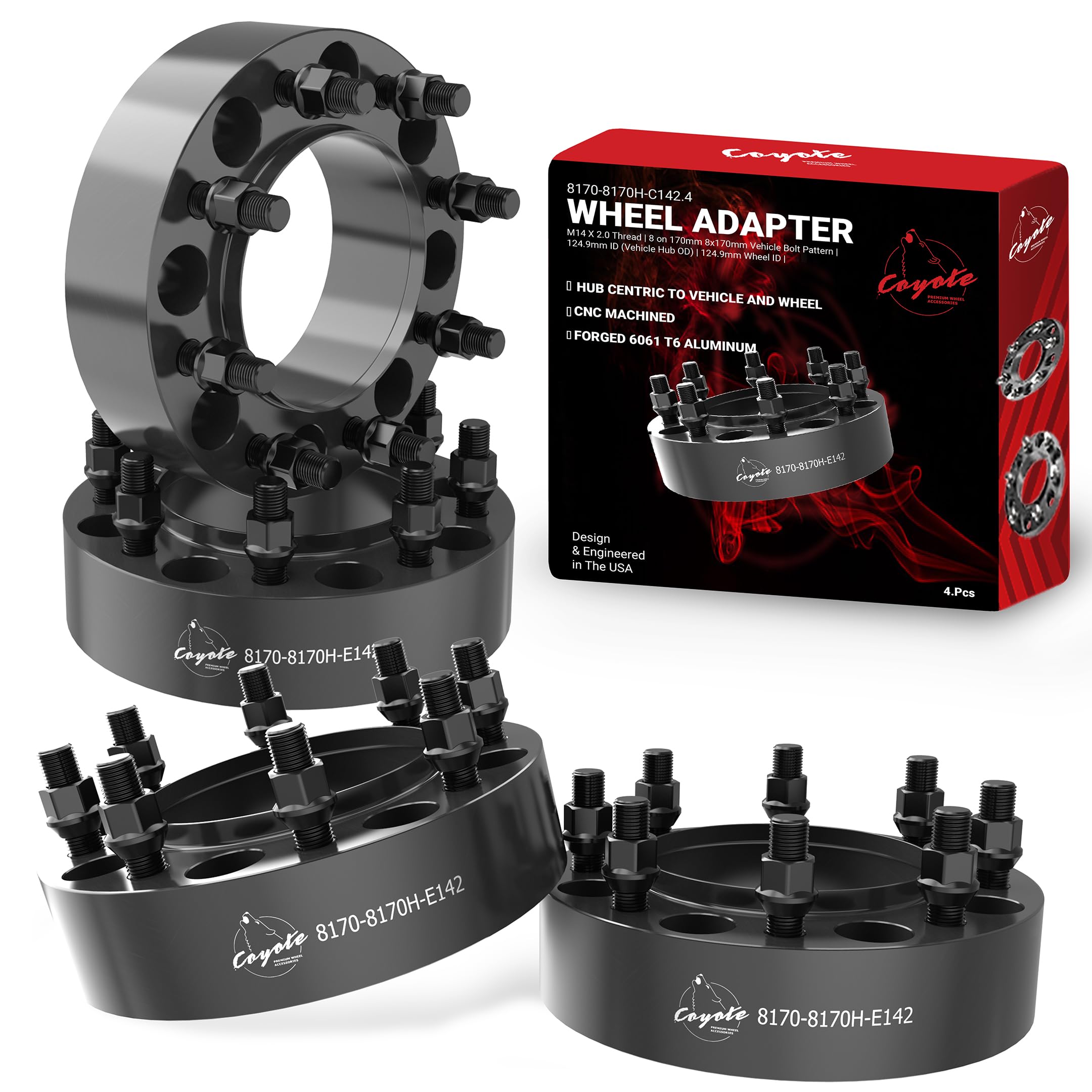 Amazon.com: Wheel Accessories Parts 4 Pcs Hub Centric Wheel