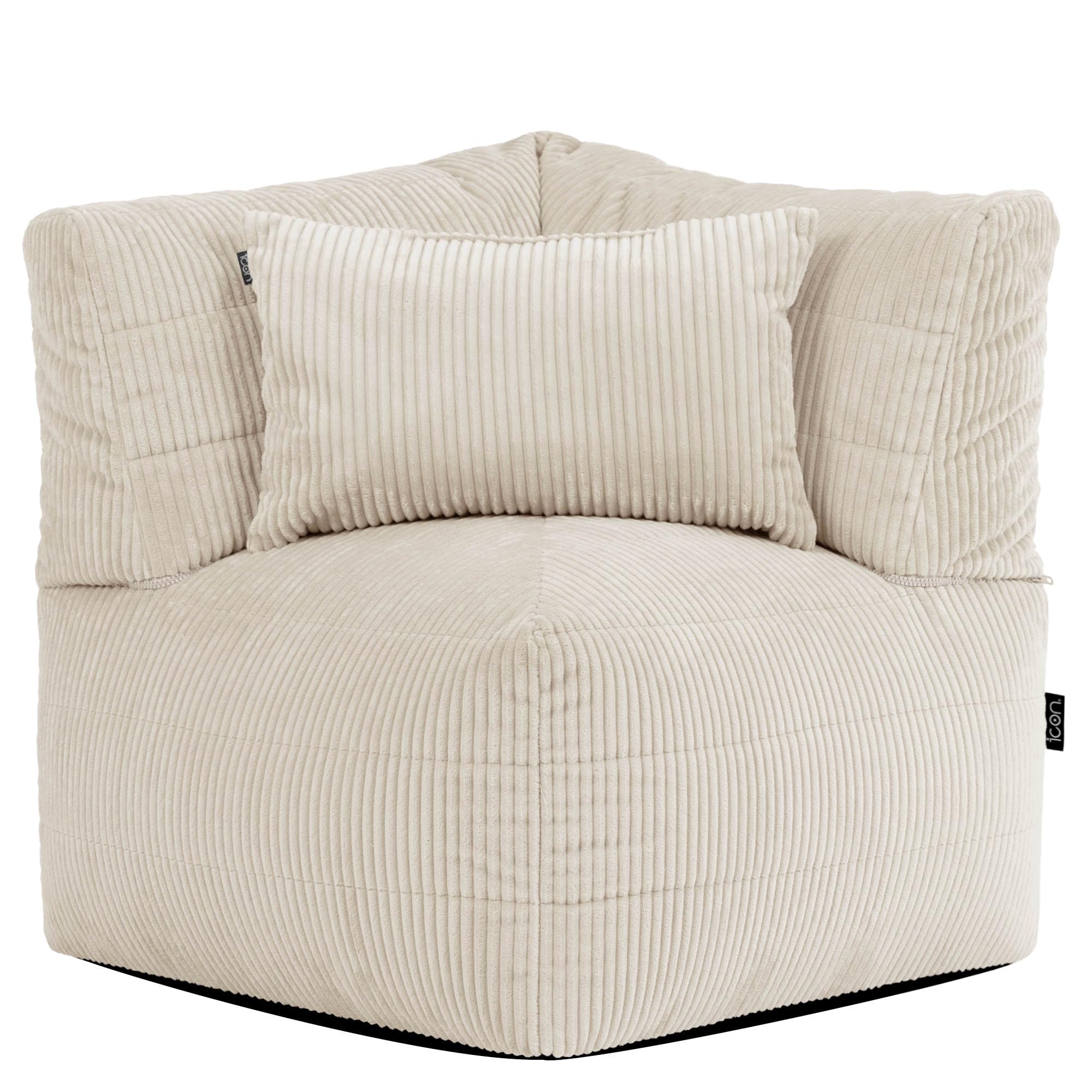 Icon Noa CornerJumbo Cord Stone from B&Q