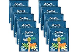 Amara Organic Stage 2 Peas, Corn & Carrots Baby Food
