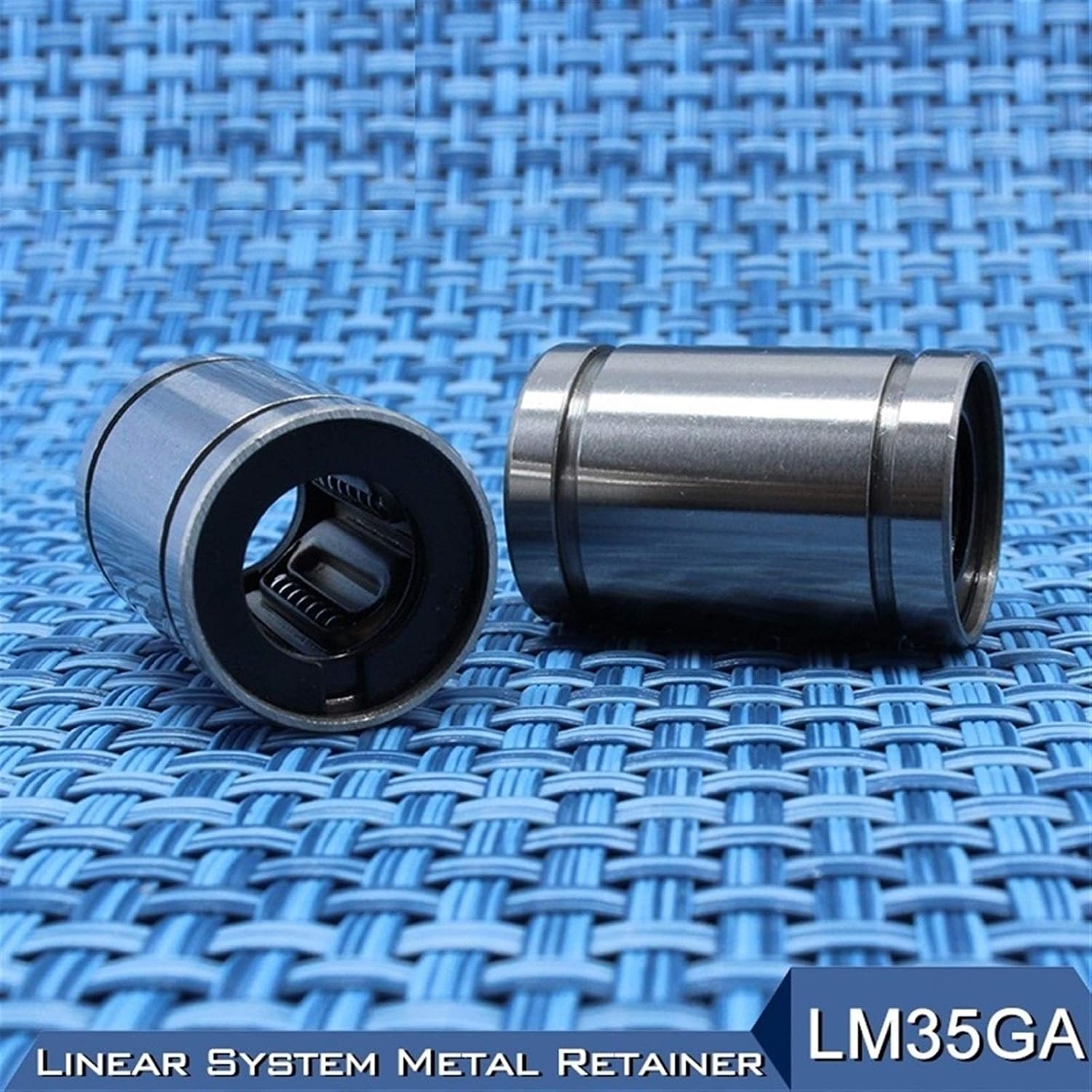 Linear Bearing 1 PC LM35GA LM35UU Ball Bearings 35x52x70mm CNC Metal Steel Retainer Bushing Shaft 35MM LM35 GA