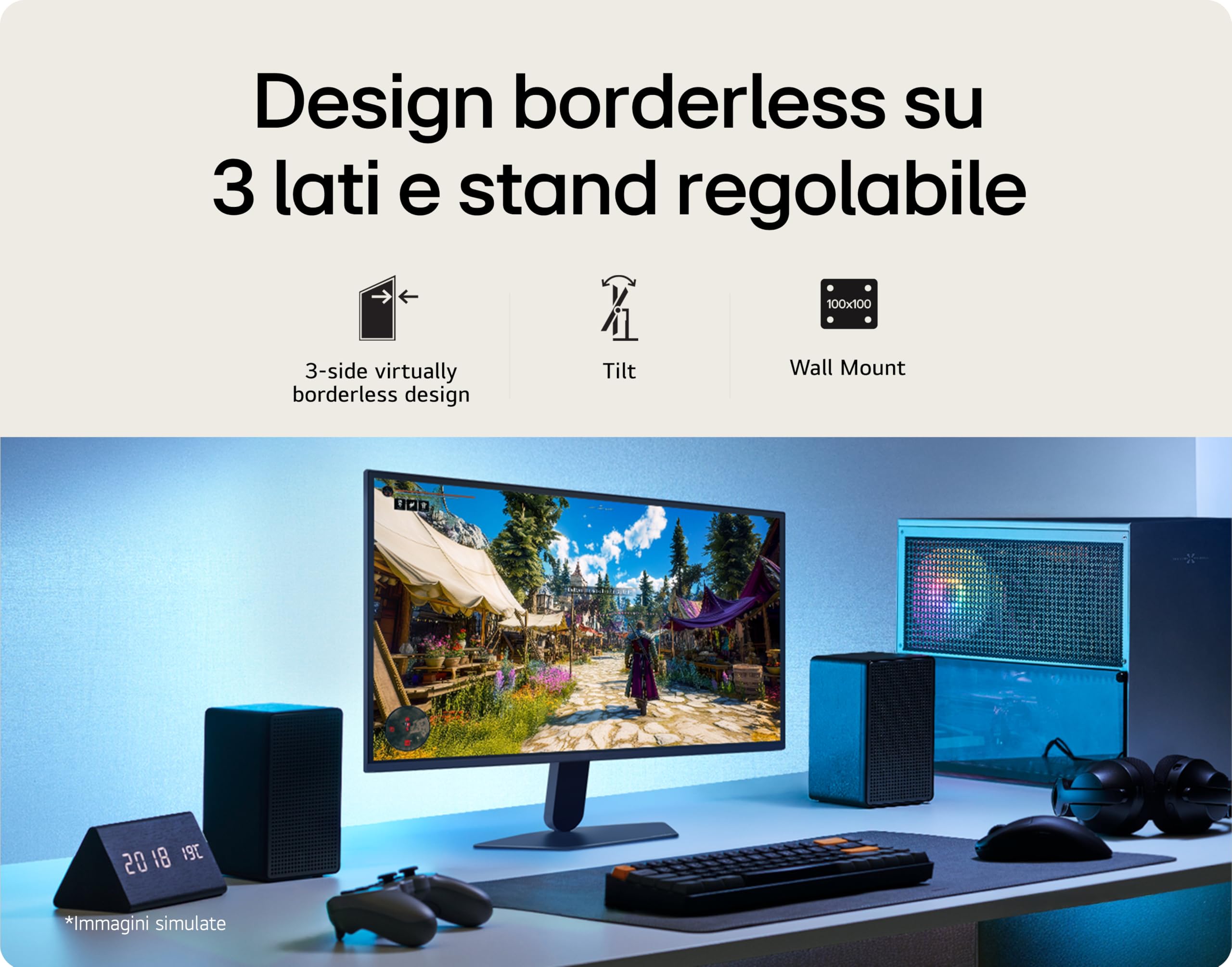 LG UltraGear 27G523B Monitor Gaming 27" FHD (1920 x 1080), 200Hz, 1ms (GtG), 16:9, G-Sync, FreeSync, HDR 10, HDMI 2.0, DisplayPort, Nero