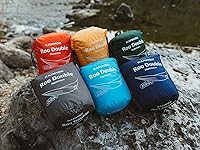 Vista 6 de KAMMOK: Hamaca doble Roo Hecha de tela Ripstop resistente y 100% reciclada resistente al agua Cómoda, empacable, ligera