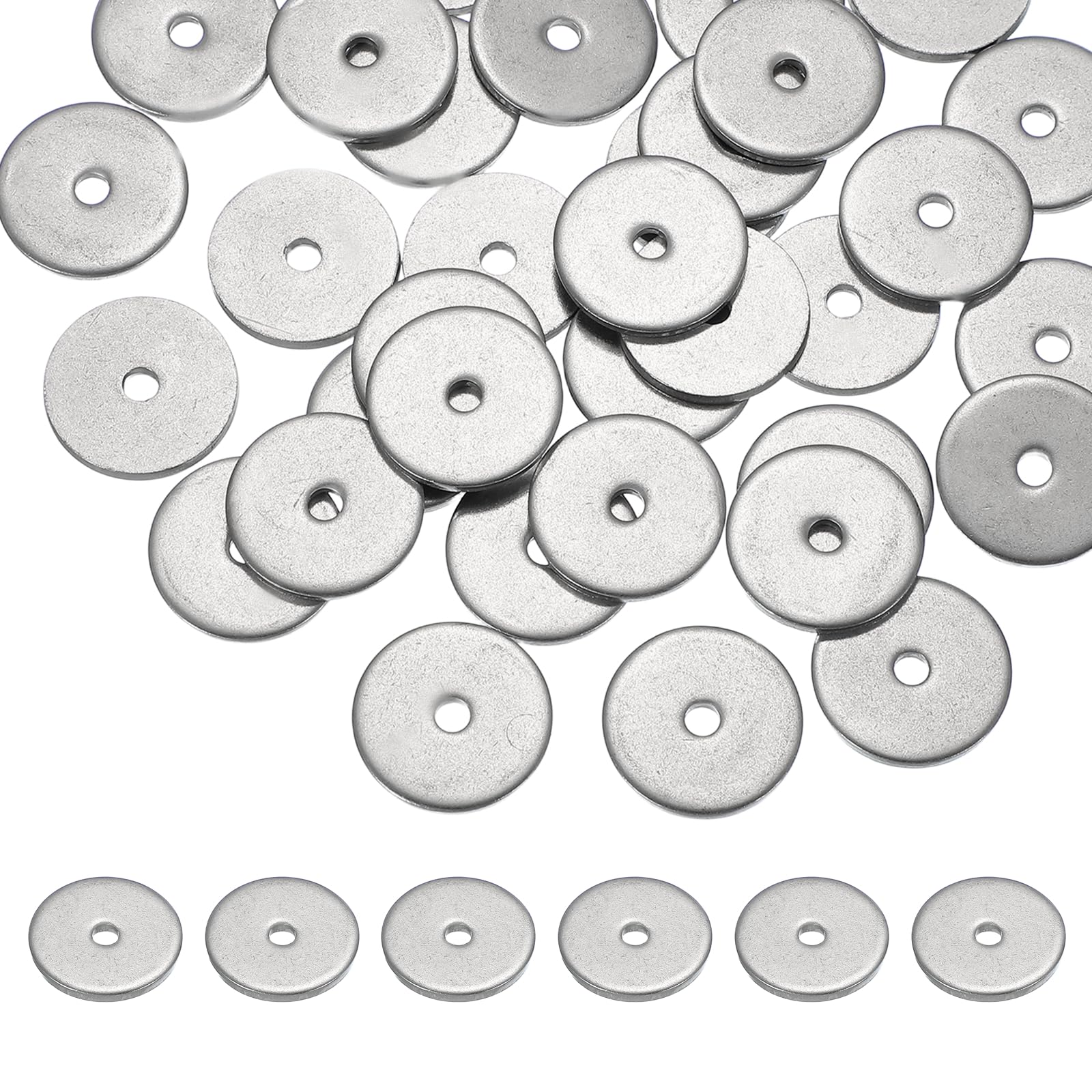 PATIKIL M3 x 20mm Metal Screw Washers Set, 36Pcs 304 Stainless Steel Flat Washers for Screws Bolts Factories Home Outdoor Projects