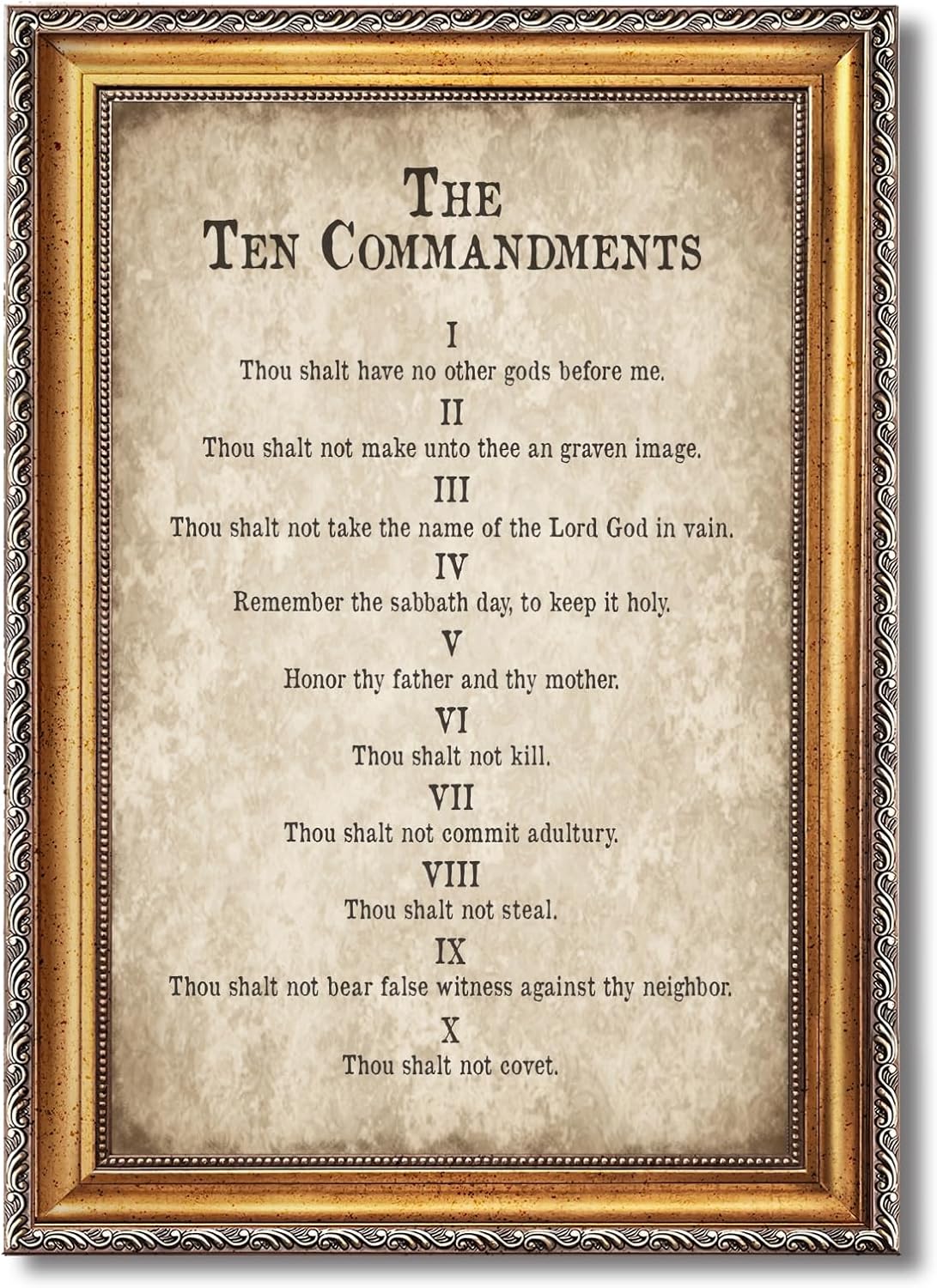 RINMFEO Golden Frame Last Supper Communion Canvas Art Christian Wall Painting Bread and Wine Still Life Religious Artwork Easter Home Decor Faith Based Presentation 16x24inch