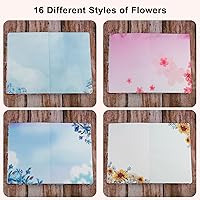Vista 6 de Colorido cuaderno de tapa dura en blanco, diario para mujeres, bonitos diarios de flores para escribir cuadernos, diario personal, 256 páginas
