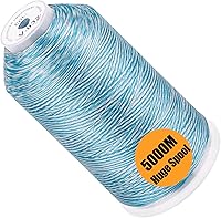 Vista 146 de New brothread - Bobina única de 5000 m de hilo de poliéster para máquina de bordar 40WT para máquinas comerciales y domésticas - Marigold