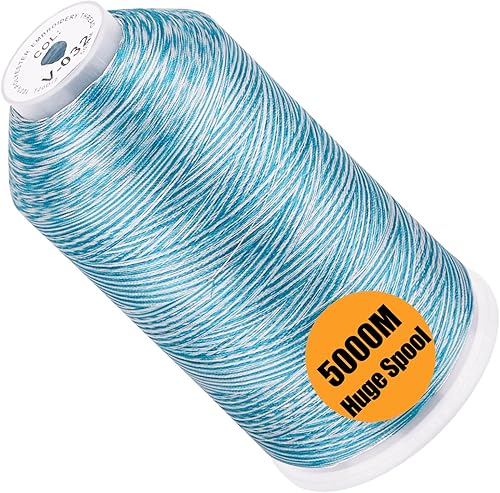 Miniatura 146 de New brothread - Bobina única de 5000 m de hilo de poliéster para máquina de bordar 40WT para máquinas comerciales y domésticas - Marigold