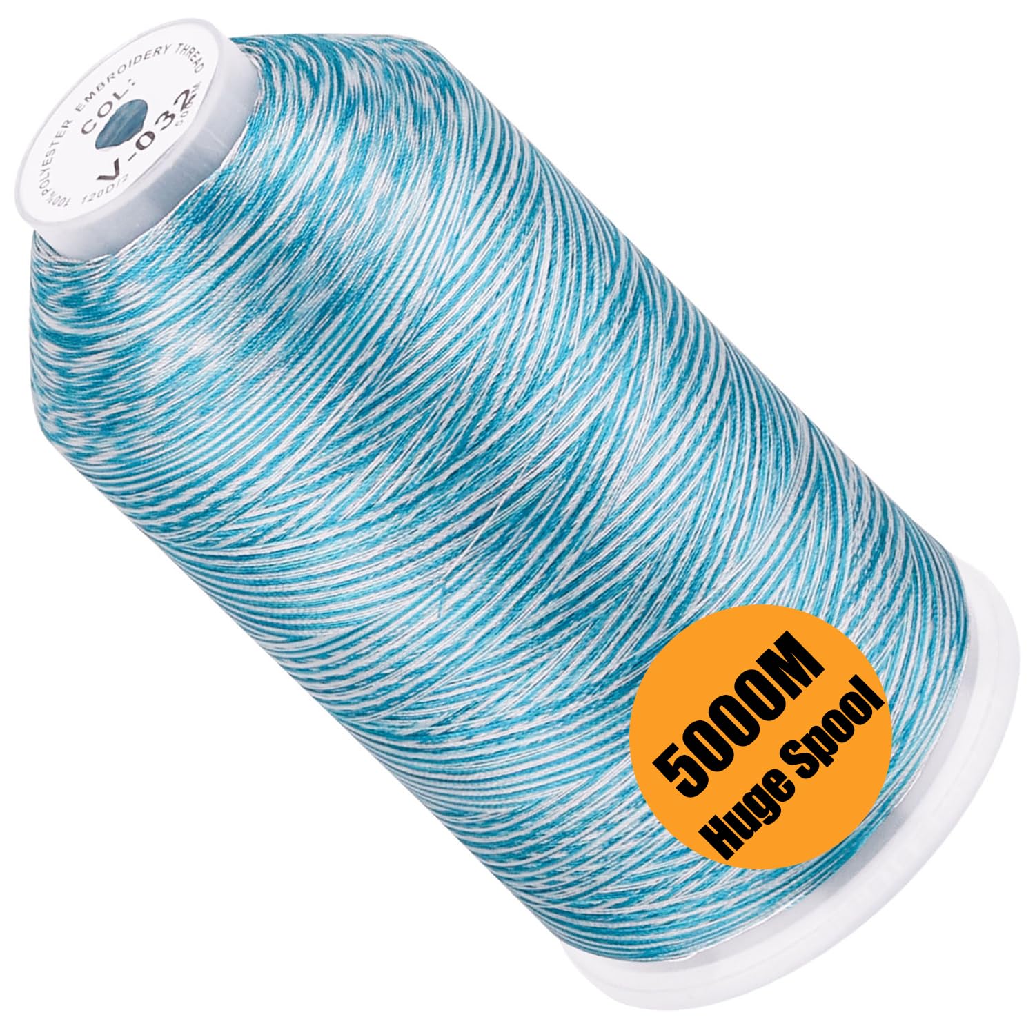 New brothread Huge Spool Embroidery Machine Thread -Variegated Color-V-032