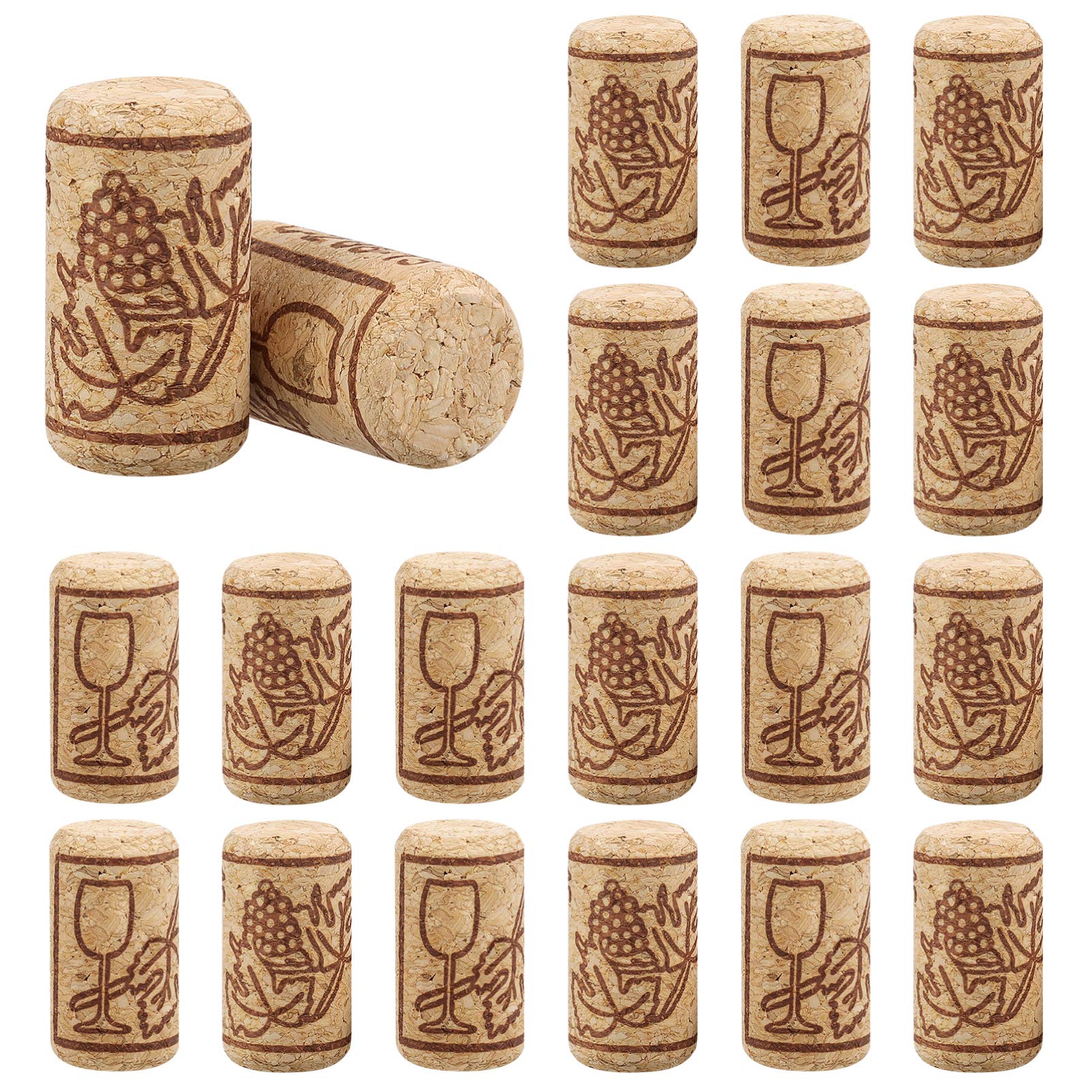 100 unids de Corchos de Vino Tapones de Botella de Corcho Natural/Corchos de Vino/Corcho para Manualidades,decoración y pasatiempos(2.1 x 4 cm) — view 4