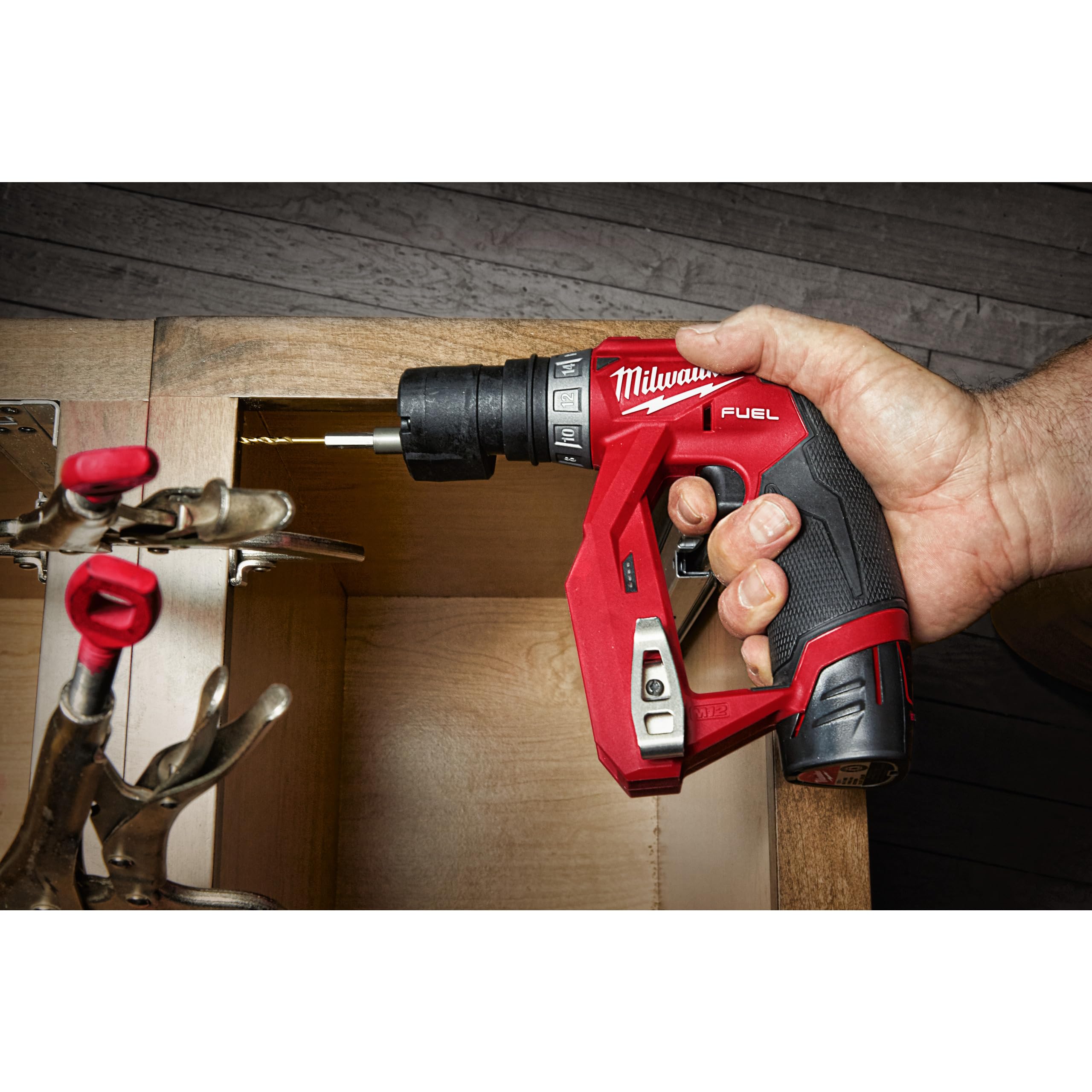 Kraftstoffschraubendreherbohrer mit abnehmbarem Dorn M12 FDDXKit 
