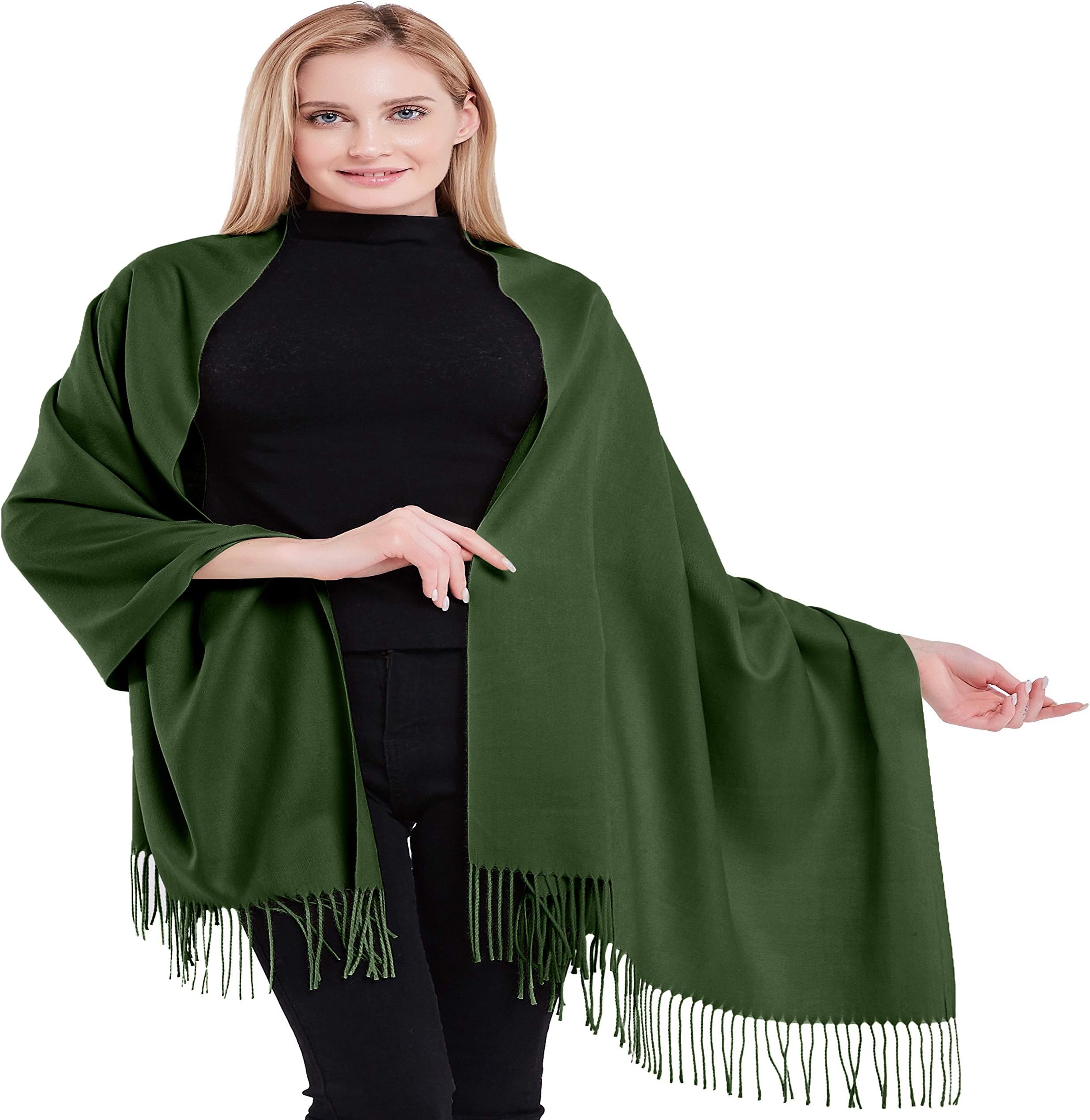CJ Apparel100% Cashmere Shawl Pashmina Scarf Wrap Stole Head Wrap Face Cover Hand Made in Nepal NEW