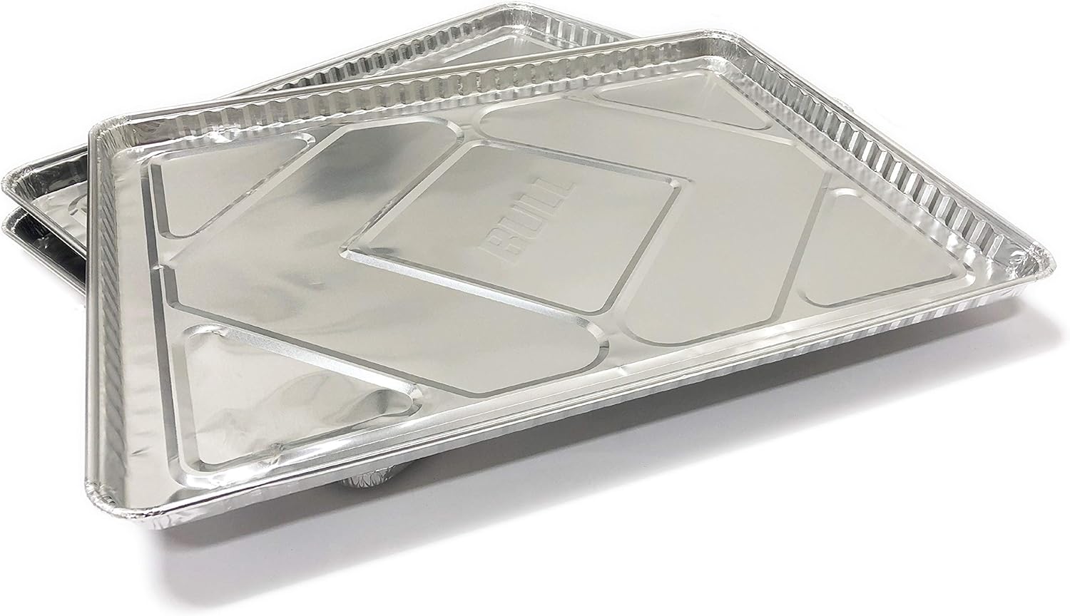 Bull Outdoor Products 24268 Grease Tray Liner, Silver, (Pack of 12), for 30" Bull Grills