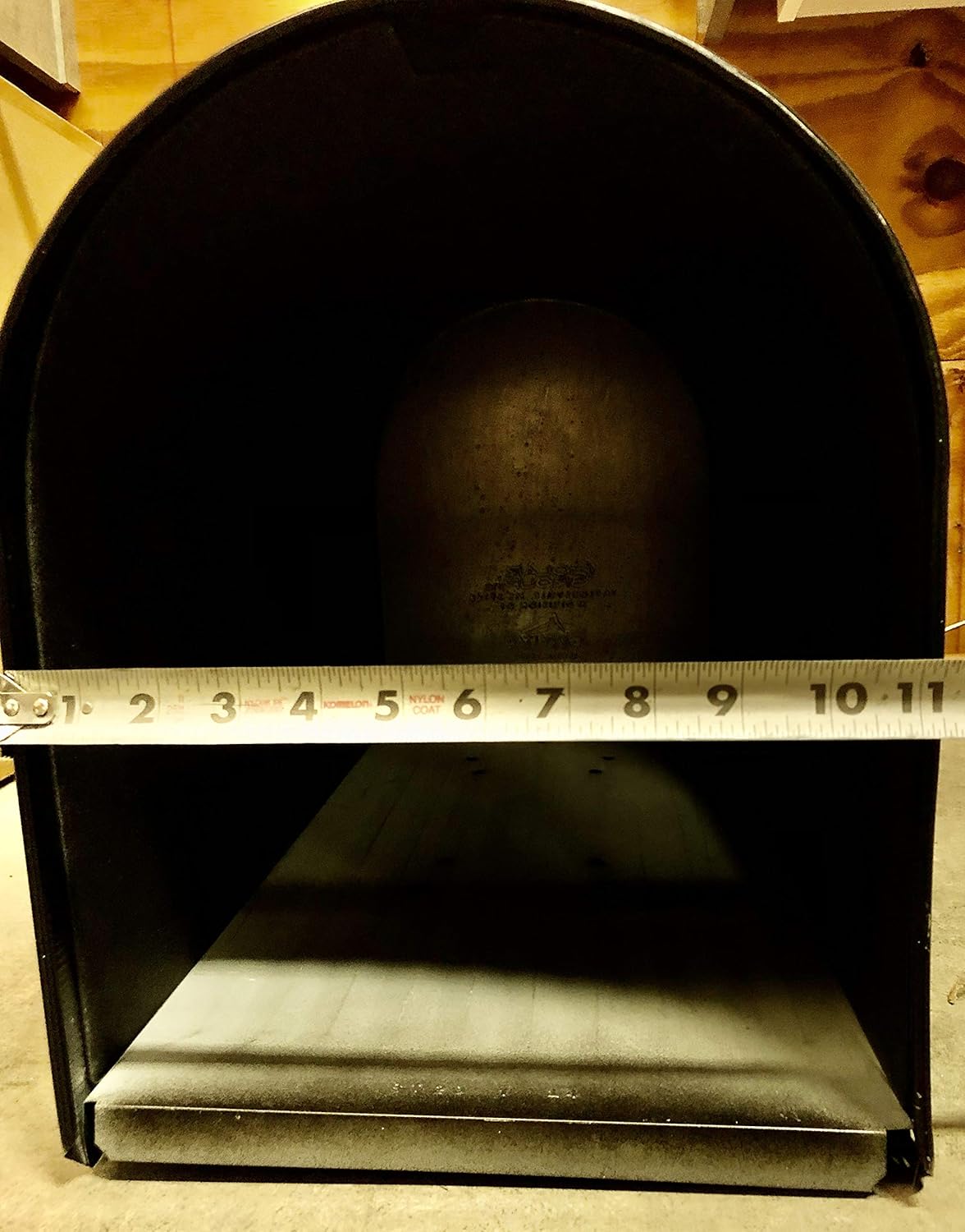 11" (Width) x 14" (Height) RetroFit Snap-in Mailbox Door Replacement - Black