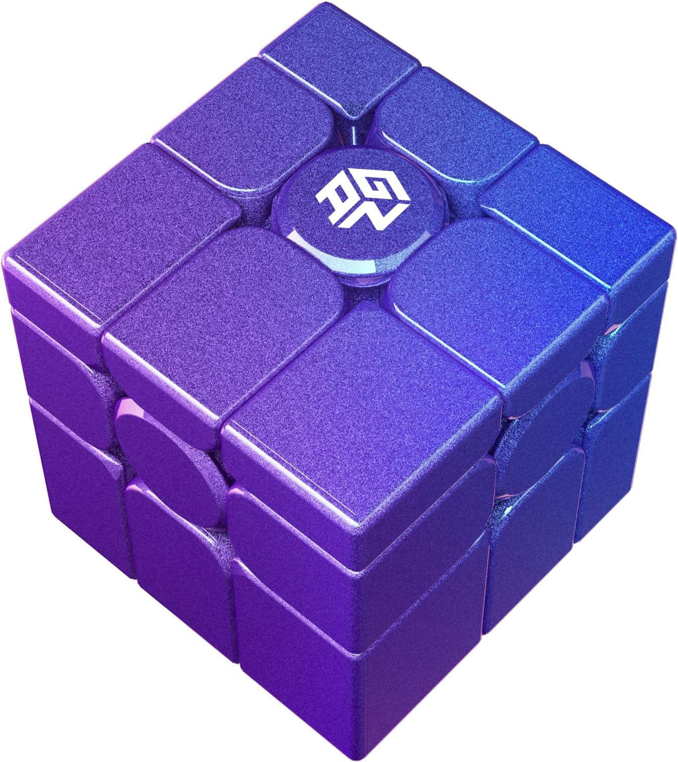 GAN MirrorM UV Coated, 3x3x3 Magnetic Mirror Speed Cube Puzzle Game Magnets Toys for Kids Adult Cuber, Solve by Shape