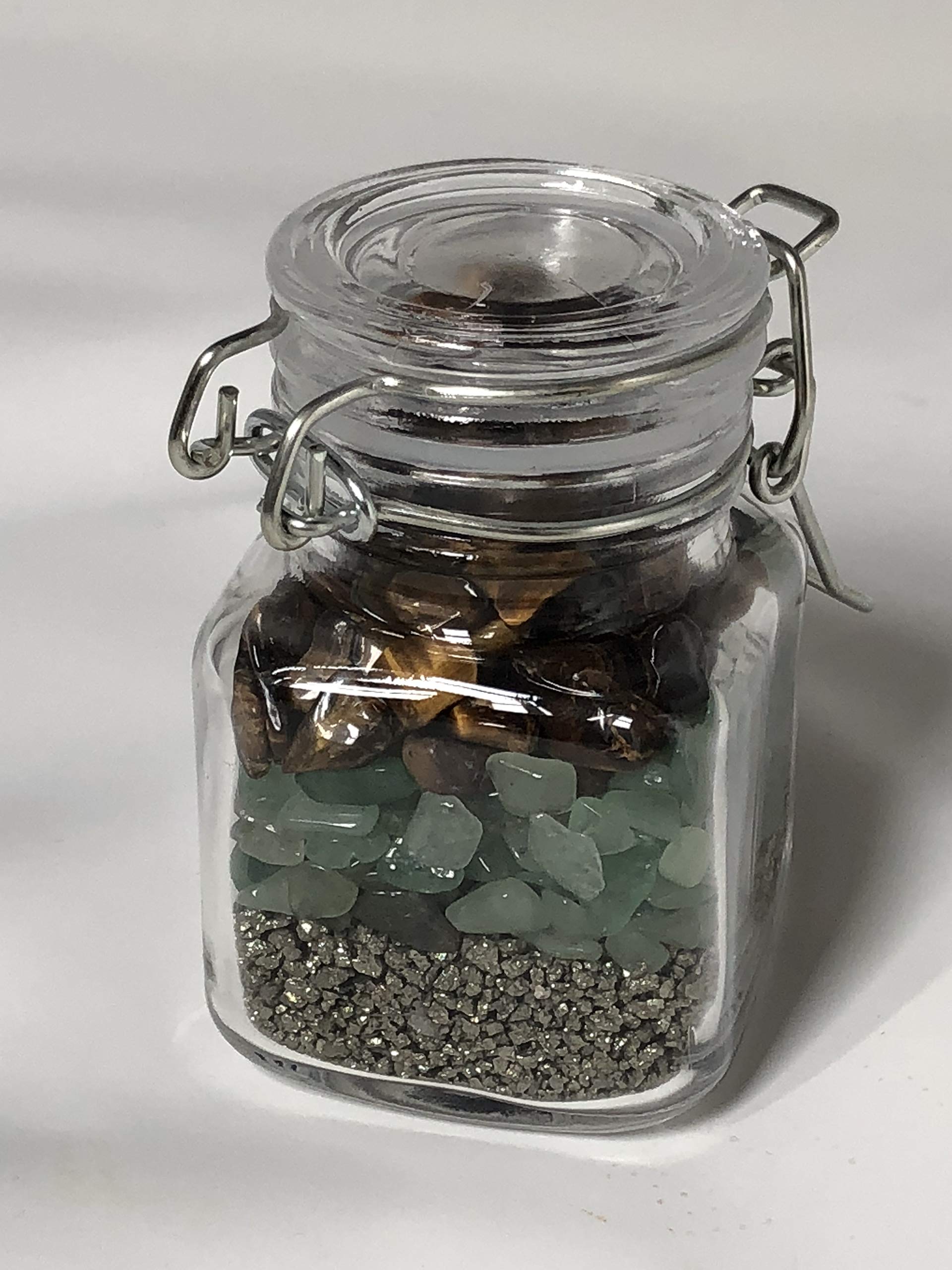 Live Love Gaia Abundance & Prosperity Altar with Tiger Eye, Green Aventurine and Iron Pyrite