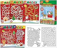 Vista 8 de Libros de laberinto de 168 páginas, paquete de 6 – 6 libros de actividades de nivel principiante – tema del espacio exterior increíbles laberintos