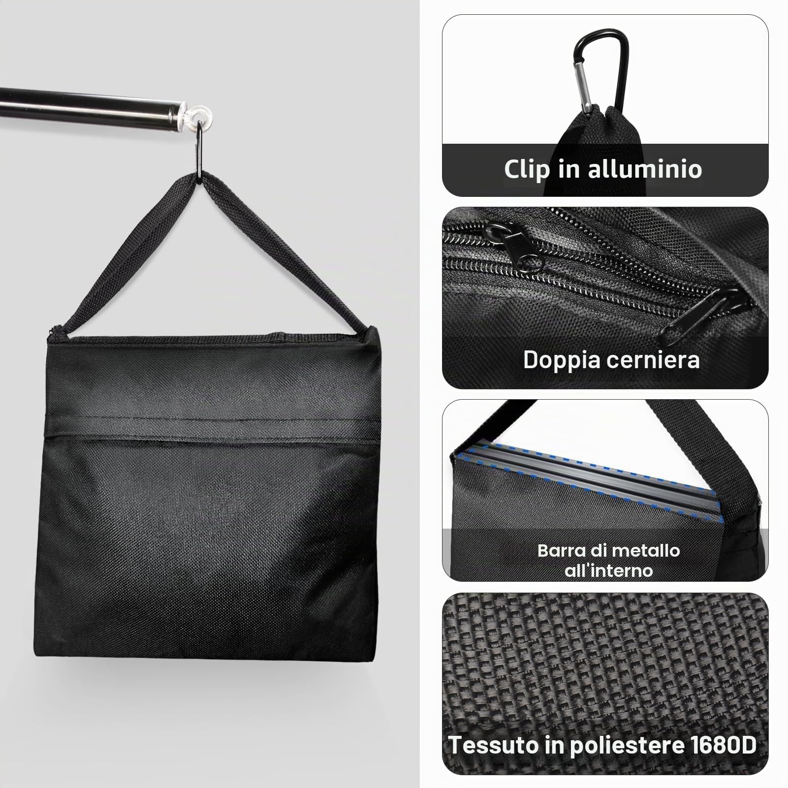 EMART 4 Pcs Sacchi di Sabbia Resistente per Studio Fotografico e Video, Treppiedi, Giardino
