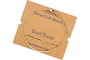Soul Sister Gifts- Inspirational Morse Code Bracelets for Women
