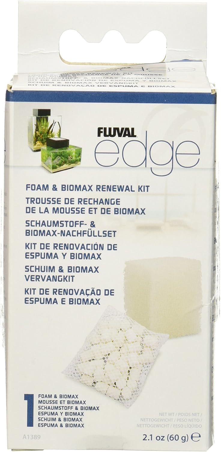Hagen Fluval Edge Foam Pad and BioMax Renewal Kit, 3PACK Amazon.co.uk Pet Supplies