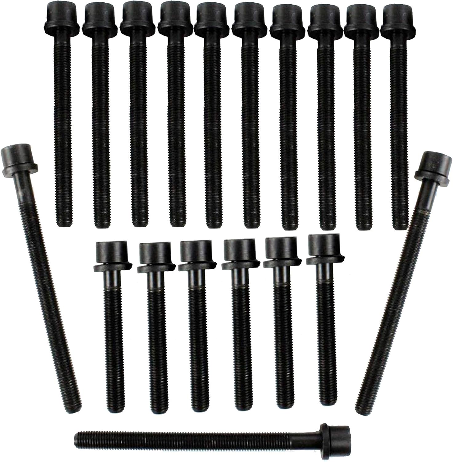 DNJ HBK819 Head Bolt Kit for 1999-2002 Volkswagen EuroVan Golf Jetta 2.8L V6 12V SOHC 2771cc