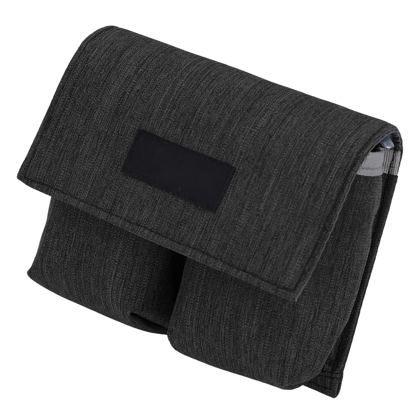 Bolsa para Batería de Dron, Nailon Resistente a los Arañazos, a Prueba de Polvo, Bolsa para Batería de Cámara, Resistente Al Agua, 2 Bolsillos para Exteriores (Black)