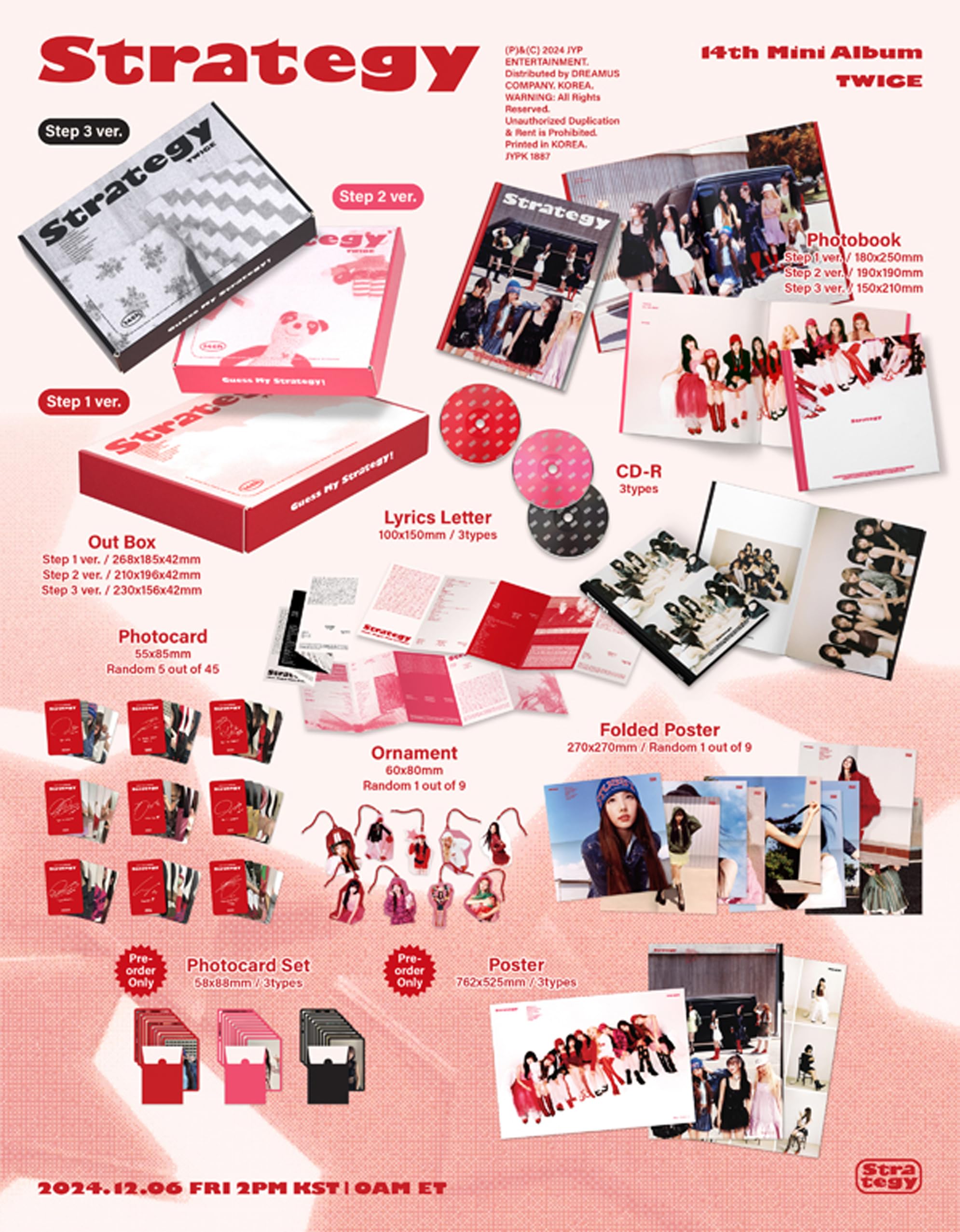 【直筆サイン】　TWICE 14th mini album STRATEGY 直筆サイン】 TWICE 14th mini album STRATEGY Amazon.com