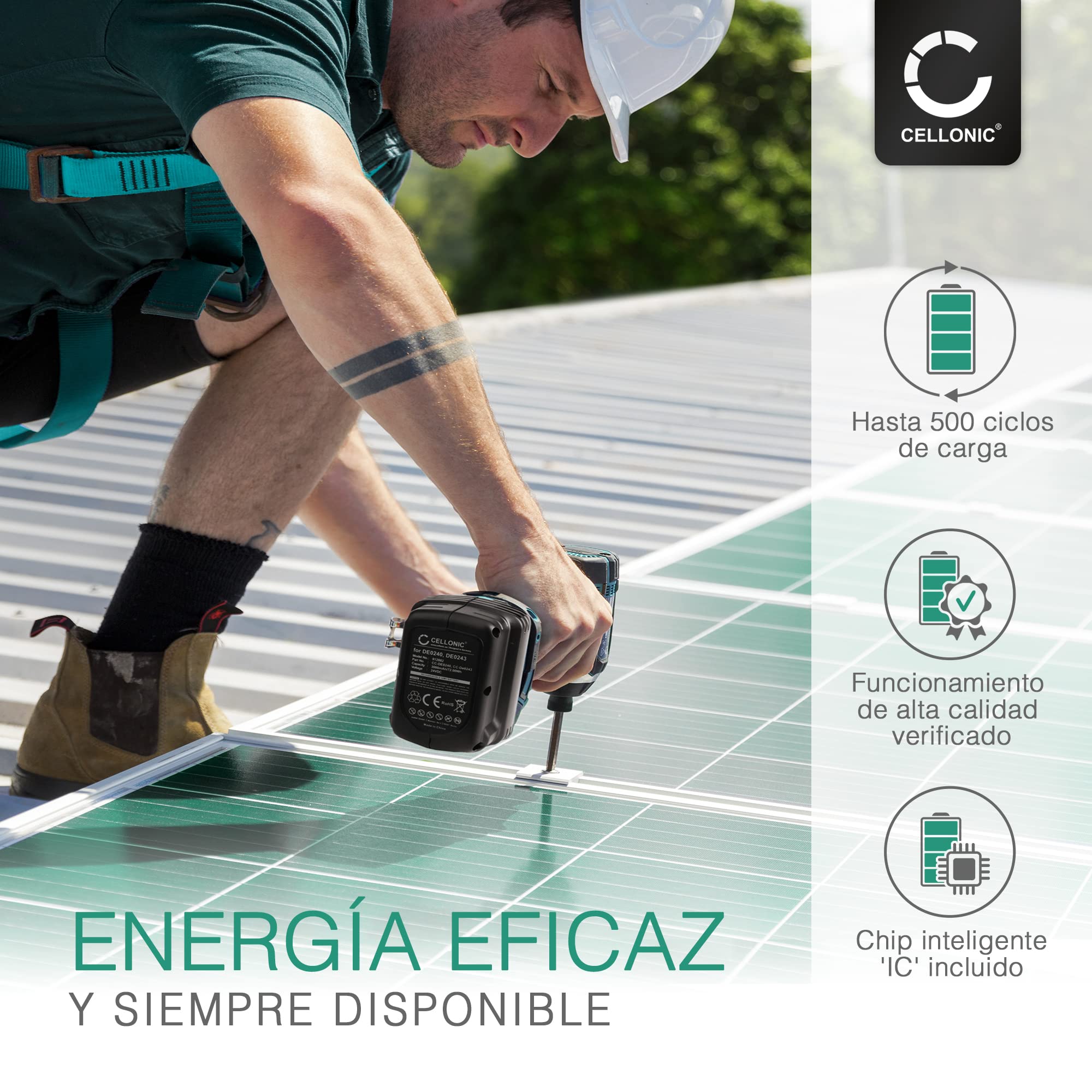 CELLONIC 1x Batería Compatible con FESTOOL 497019, 398338, 564247 | 1x, (3000mAh-12V-NiMH), Herramienta Batería, para FESTOOL 498336, 498338, C12LI, T12 3, BPS12C, TDK 12, BPS 12 C