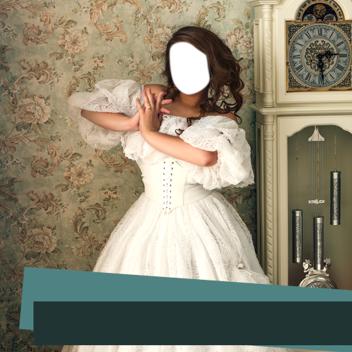 Hochzeitskleid-Foto-Montage