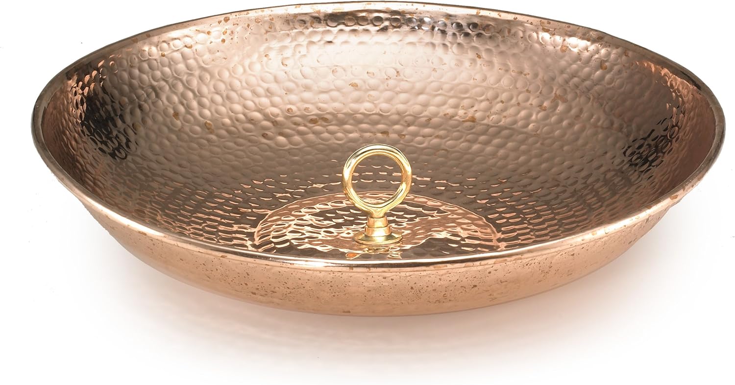 Good Directions 479P Rain Chain Basin Large 16-1/2 Inch Diameter, 4 Inches High, 100% Pure Copper