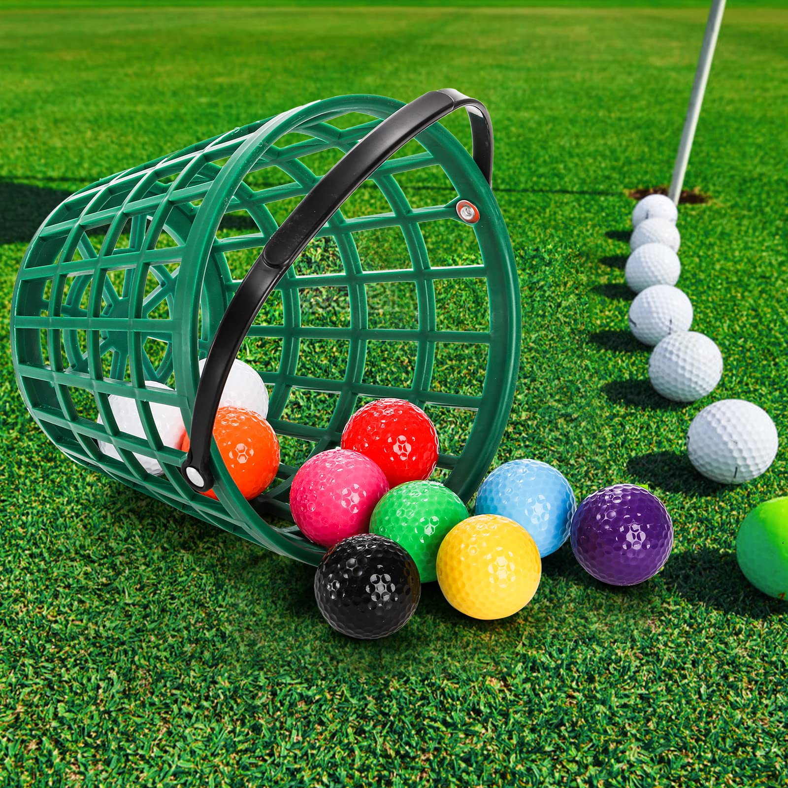 Bekith Golfball-Körbe – 3er-Set Aus Kunststoff, Einfach Zu Tragen, Für Bis Zu 25 Bälle