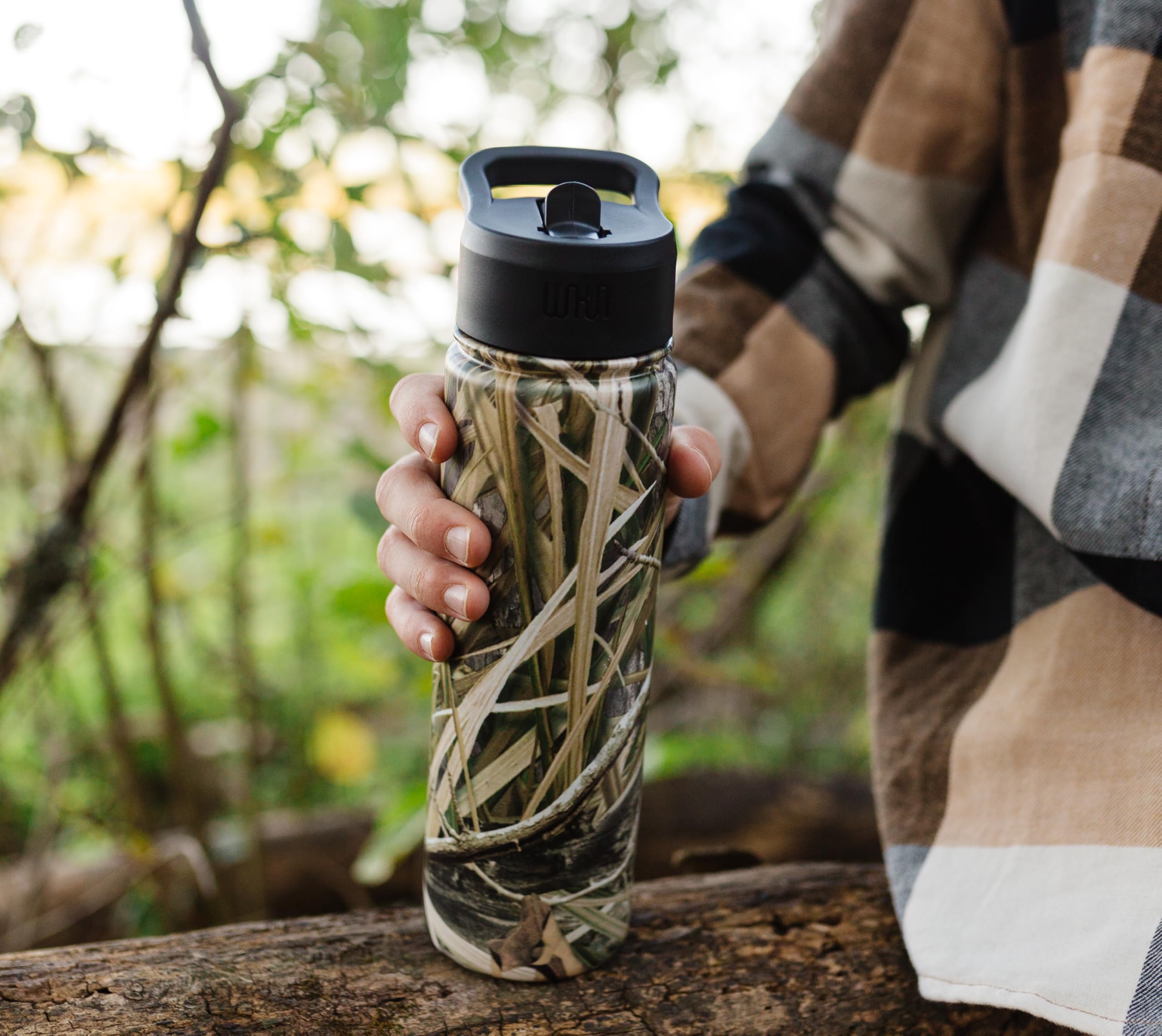 Wildkin - Botella De Agua Reutilizable De Acero Inoxidable Sin Bpa Con Tapa A Prueba De Fugas Para Ninos Y Ninas Aislada Duradera Y Facil De Limpiar Para Ninos Pequenos 14 Onzas Unicornio
