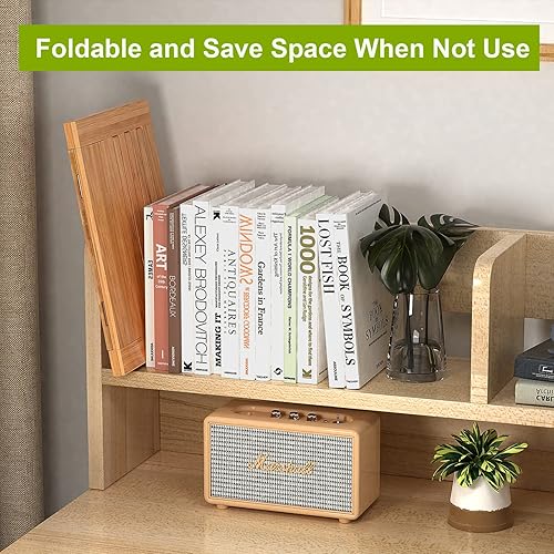 Miniatura 6 de Soportes de madera para leer manos libres, soportes para libros de cocina y soportes - Soporte para libros de cocina para exhibición de cocina, con