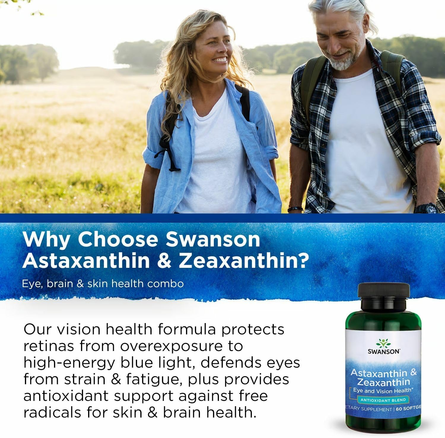 Swanson Astaxanthin & Zeaxanthin Eye Vision Brain Skin Health Antioxidant Support Supplement (Astaxanthin 4 mg & OmniXan Zeaxanthin 4 mg) 60 Softgels Sgels (3 Pack) - Image 6