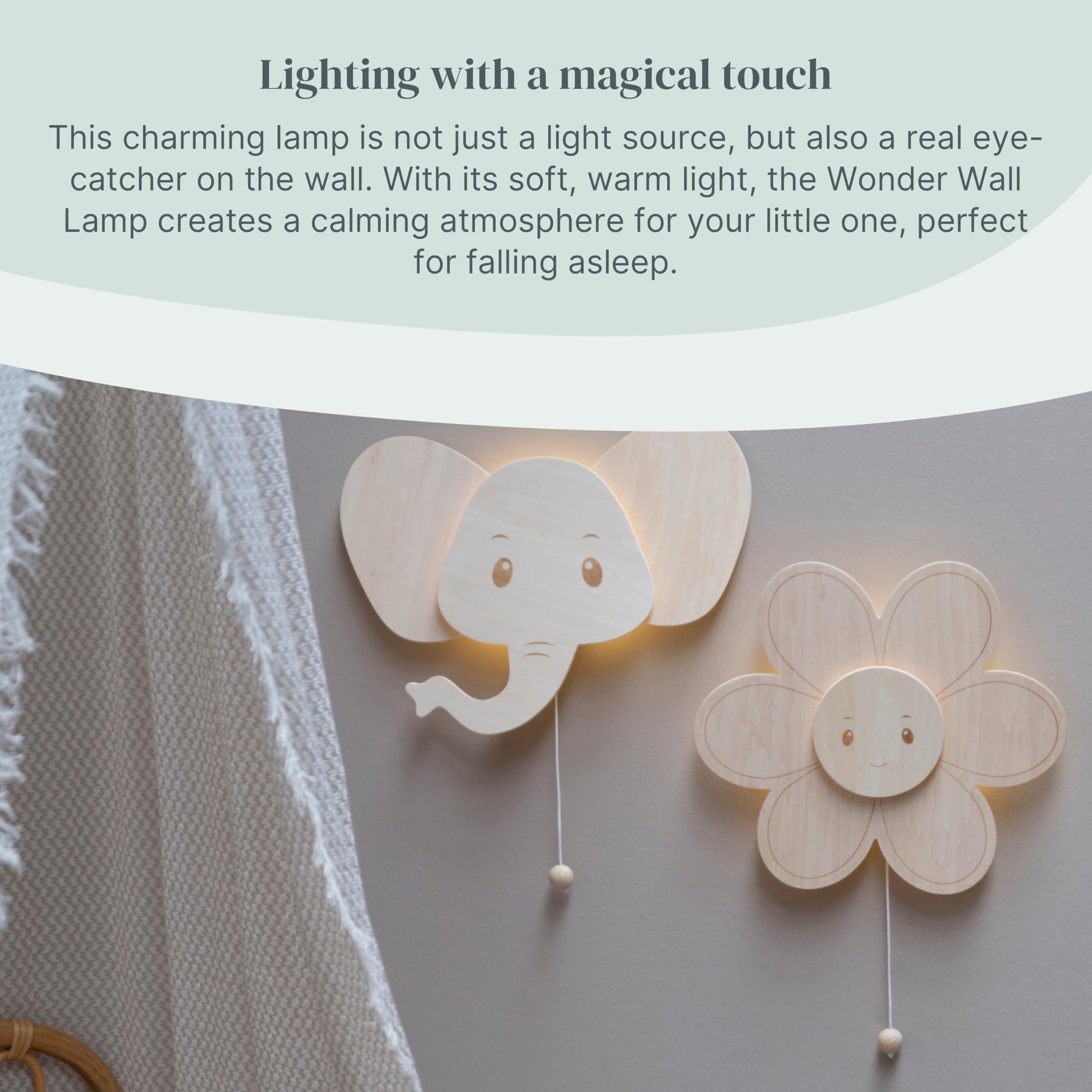Baby's Only - Wall lamp Flower Wonder - Brown - 27x30 cm - Image 4