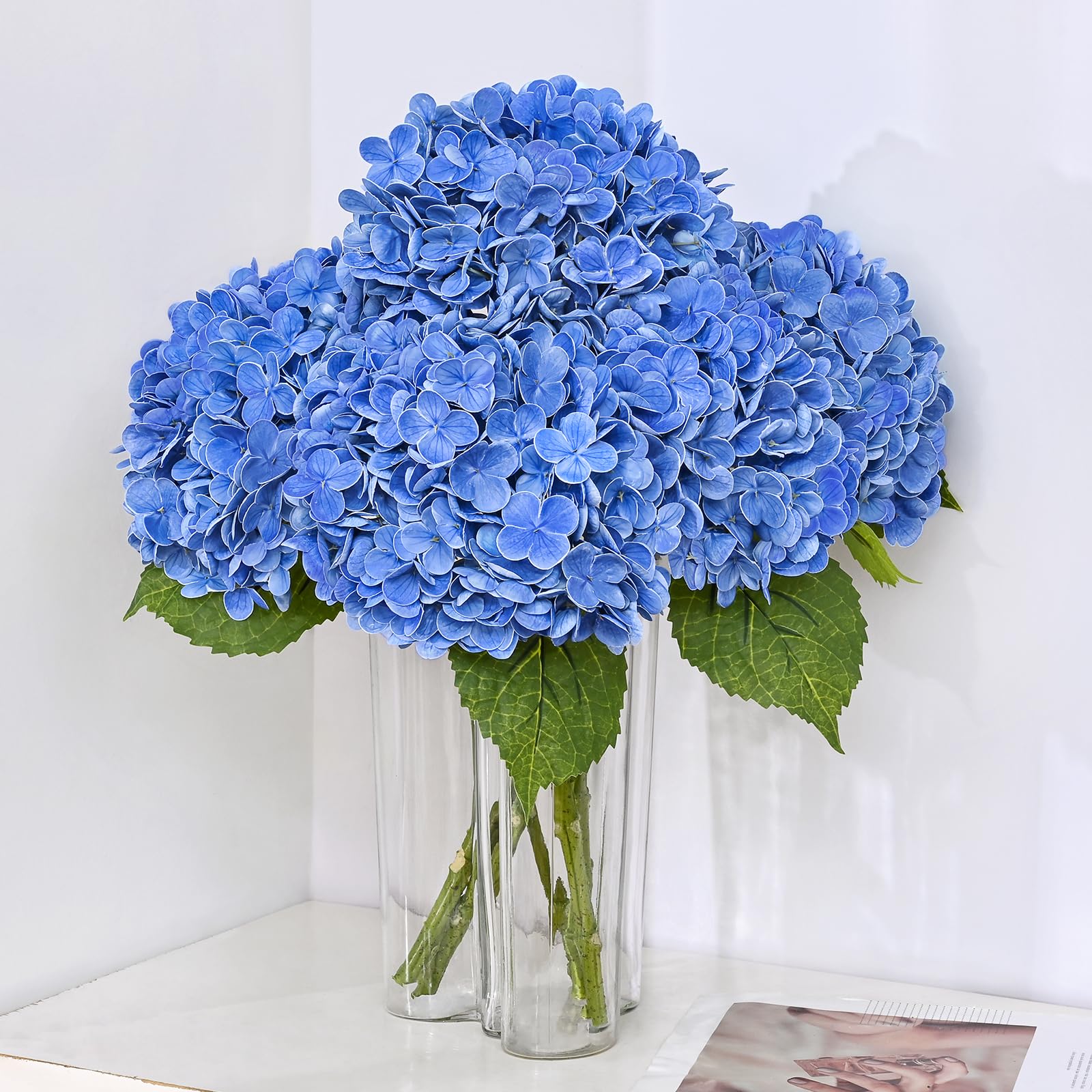 Amazon.com: MARTINE MALL 4Pcs 21in Hydrangea Artificial Flowers