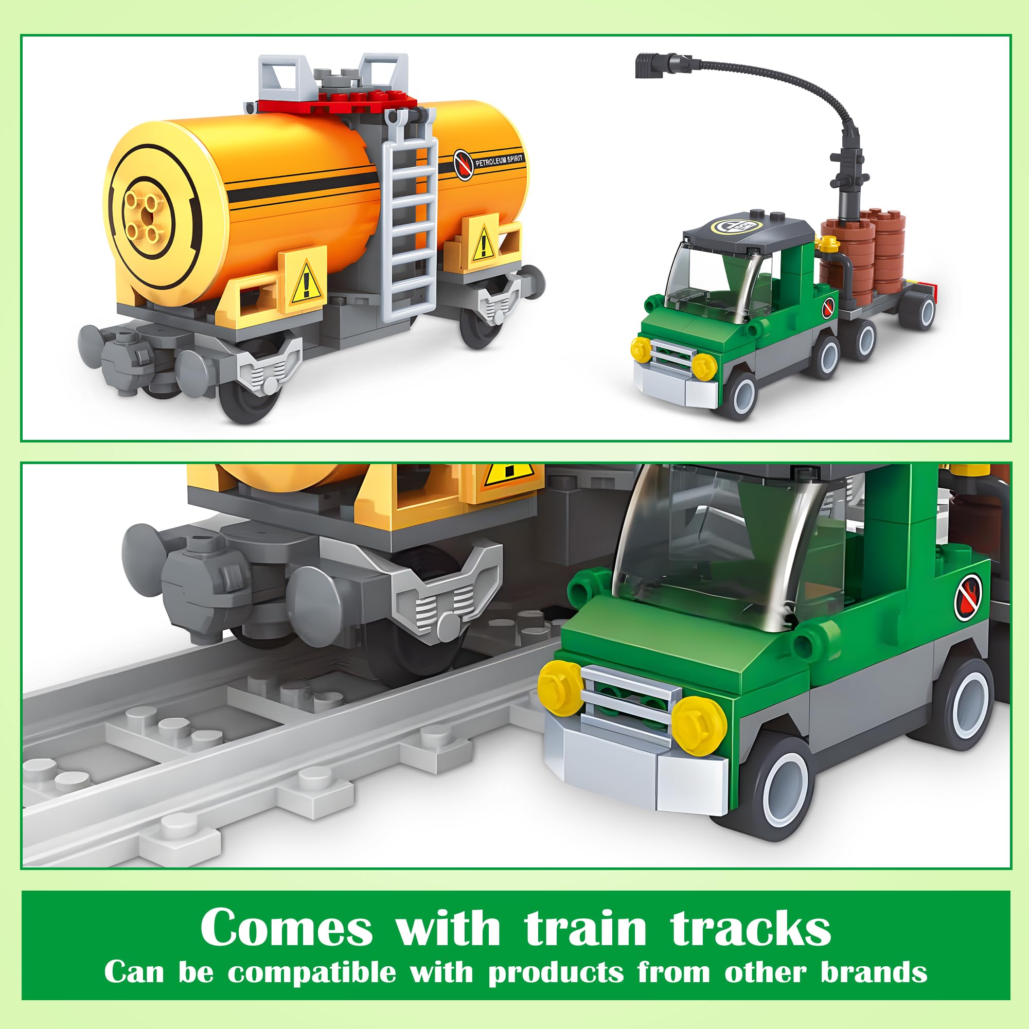Snapklik.com : Finger Rock City Freight Car Building Toy Set - Classic ...