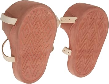 Custom Leathercraft CLC 318 Professional Heavy-Duty Molded Rubber Kneepads,Brown
