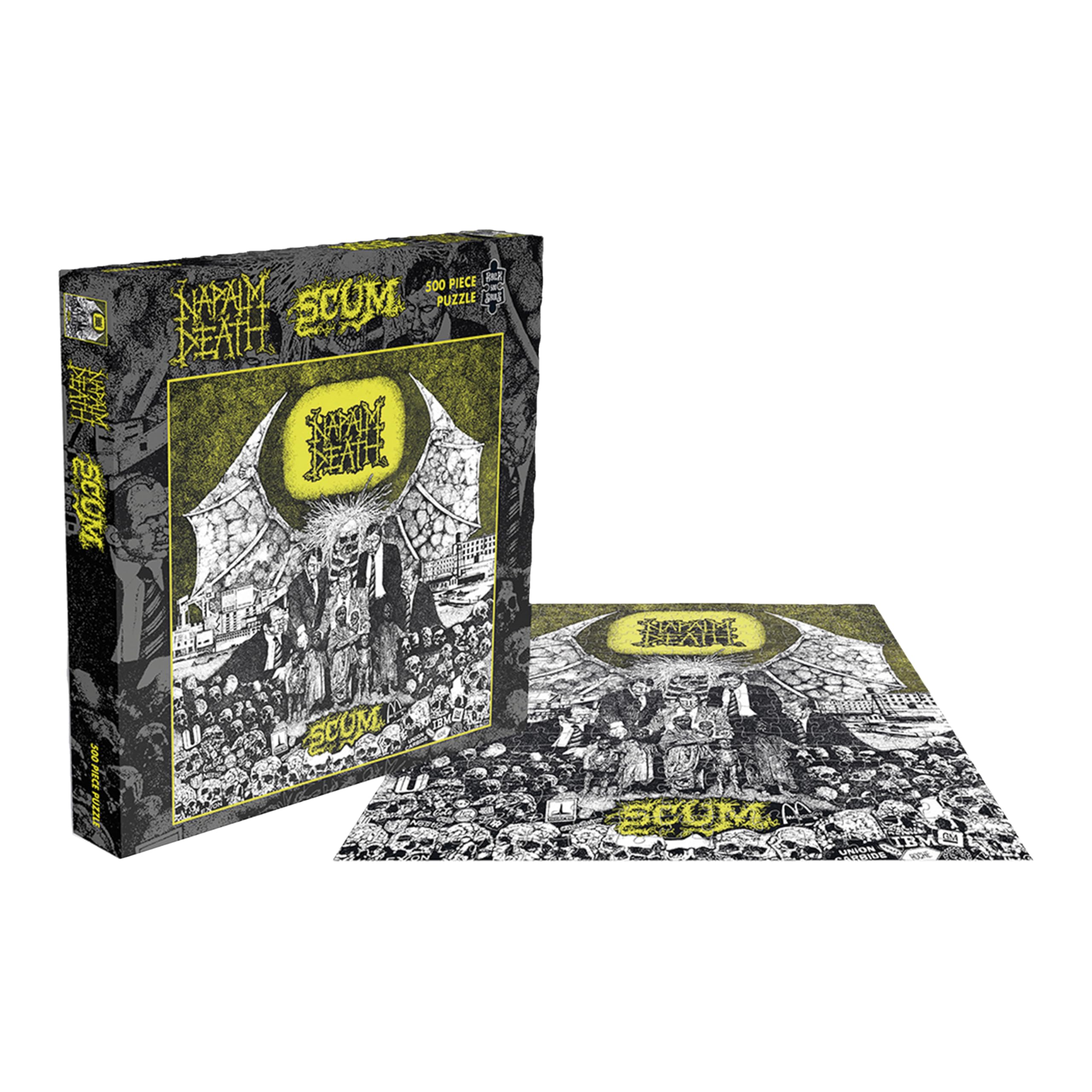 Amazon.com: Napalm Death Jigsaw Puzzle Scum Band Logo Official 500