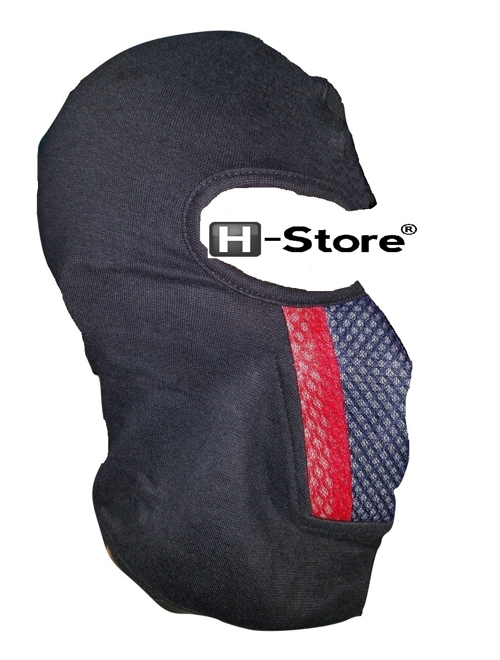 H-Store Full Black With Red&Grey Filter Bike Riders Anti Pollution Dust Sun Protecion Full Face Cover Mask BIKE RIDERS (Black)