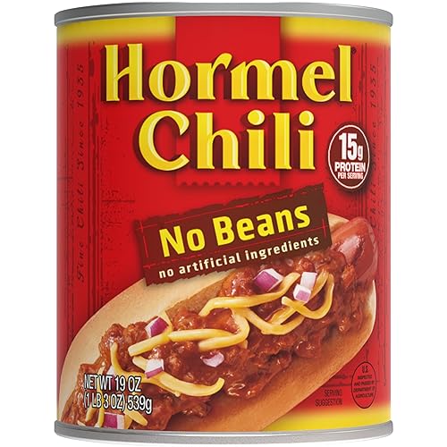 Miniatura 12 de Chili picante HORMEL sin frijoles, sin ingredientes artificiales, 15 oz