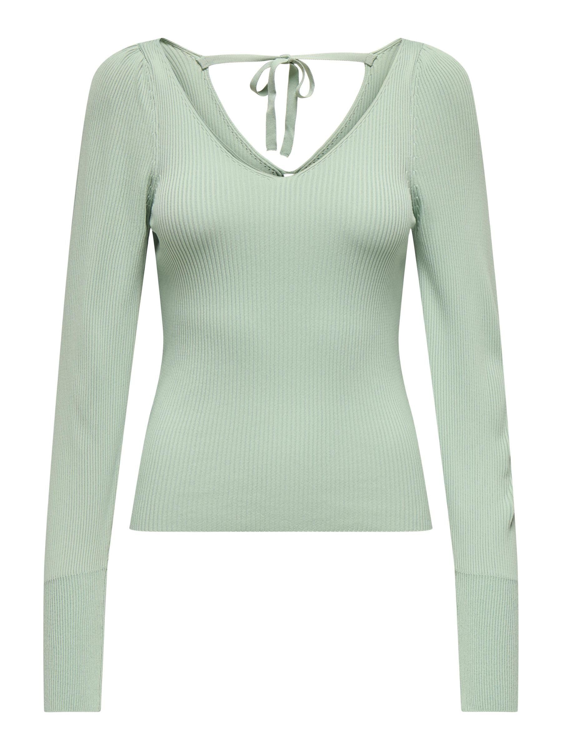 ONLY Damen Onlleelo Ls V-Neck KNT Pullover (1er Pack)
