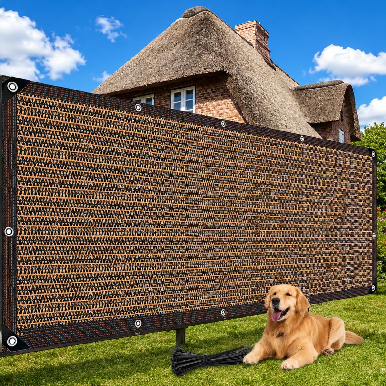 Outdoor Privacy Fence Screen Garden Fence Screening Shade Net