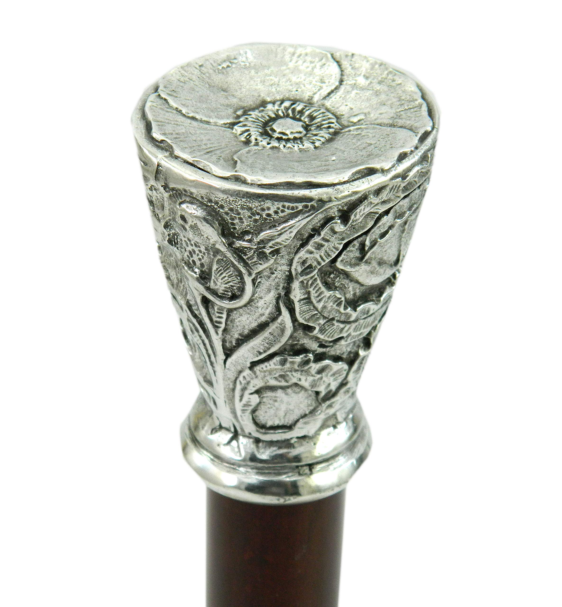 Bastón de paseo negro personalizado liberty para ceremonia hombre mujer Italy