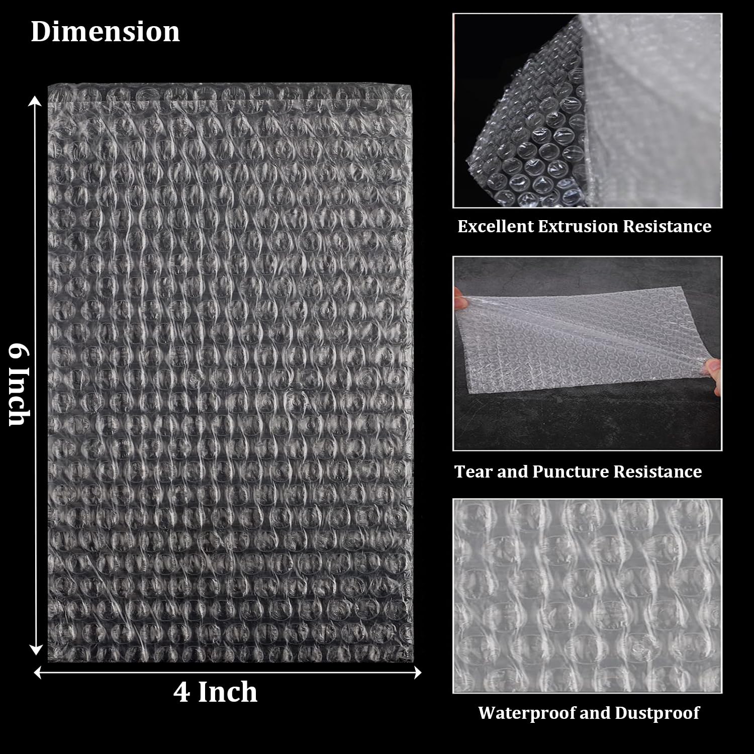 LandyPackaging 175' Bubble Cushioning Wrap Wide Small Bubbles Perforated 12