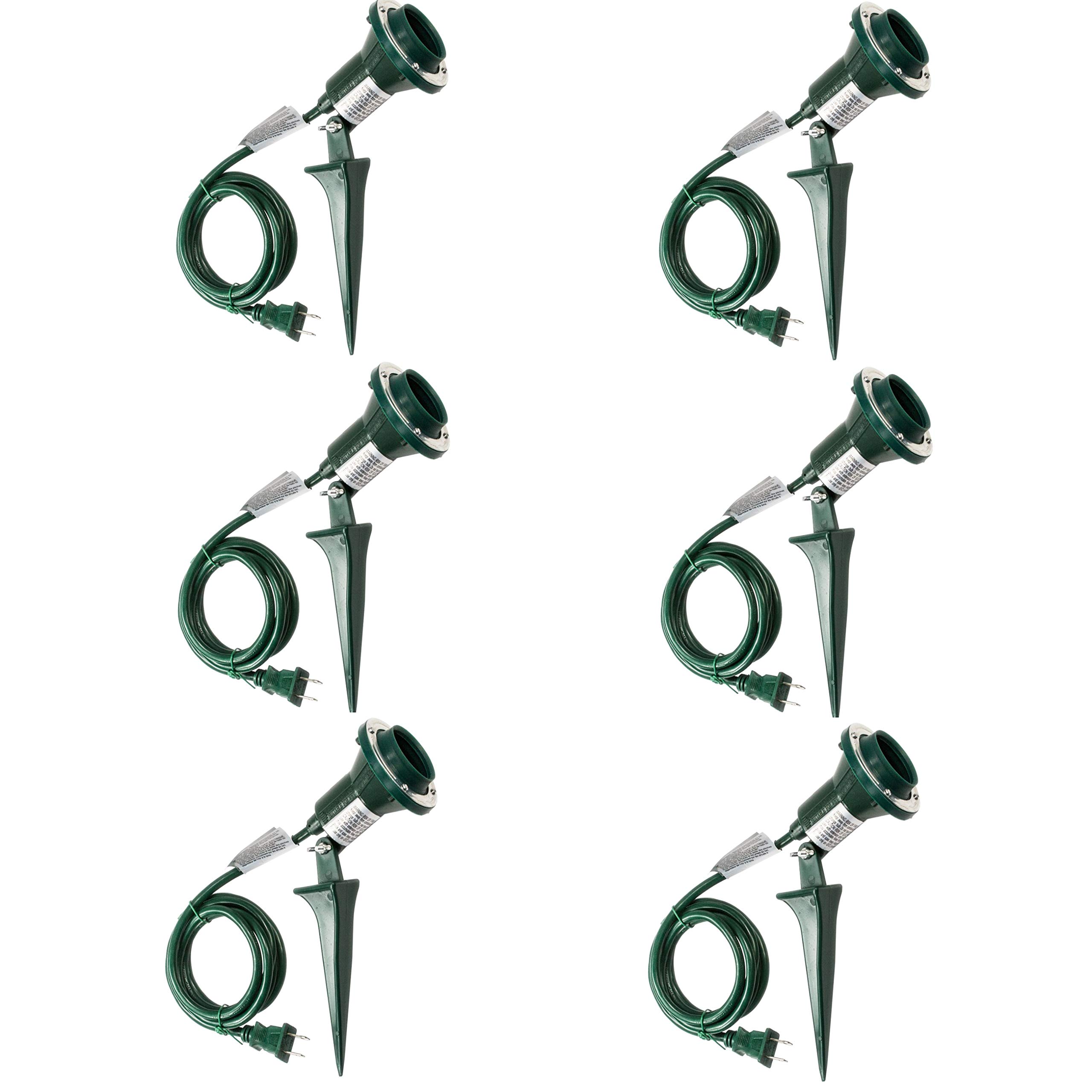 Floodlight Kit Green 18/2 Cord