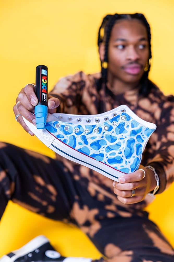 MEZZO\" THE POLiCY ポスカ Amazon.com: posca Paint Markers, 8K Broad Chisel Tips, Set