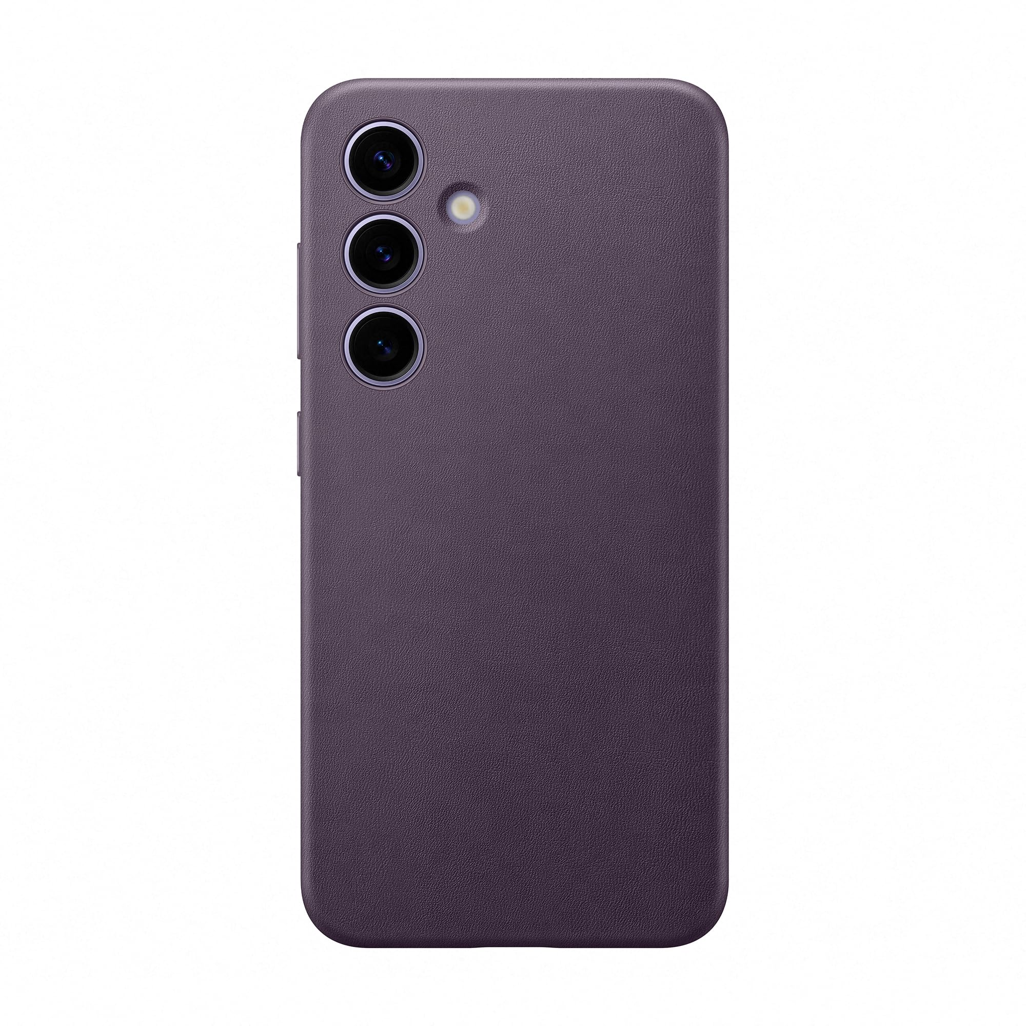 Samsung Vegan Leather Case Cover In Pelle Vegetale Per Galaxy S24, Dark Violet-image